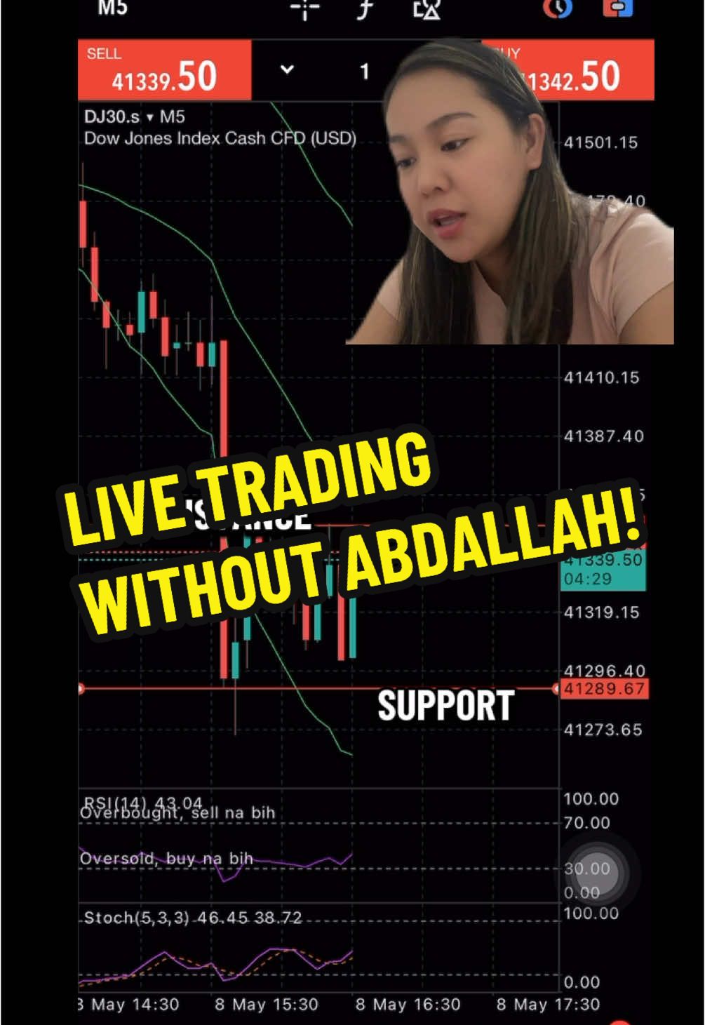 Live trade in DJ30 yesterday without Abdallah! Ngayon niyo sabihin HAHAHAHA chariz! #fyp #foryoupage #forex #forextrading #forextrader #forexforbeginners #forexmarket #abdallah #teachertrader #teacherbeyfx #ofw #uae #dubai🇦🇪 