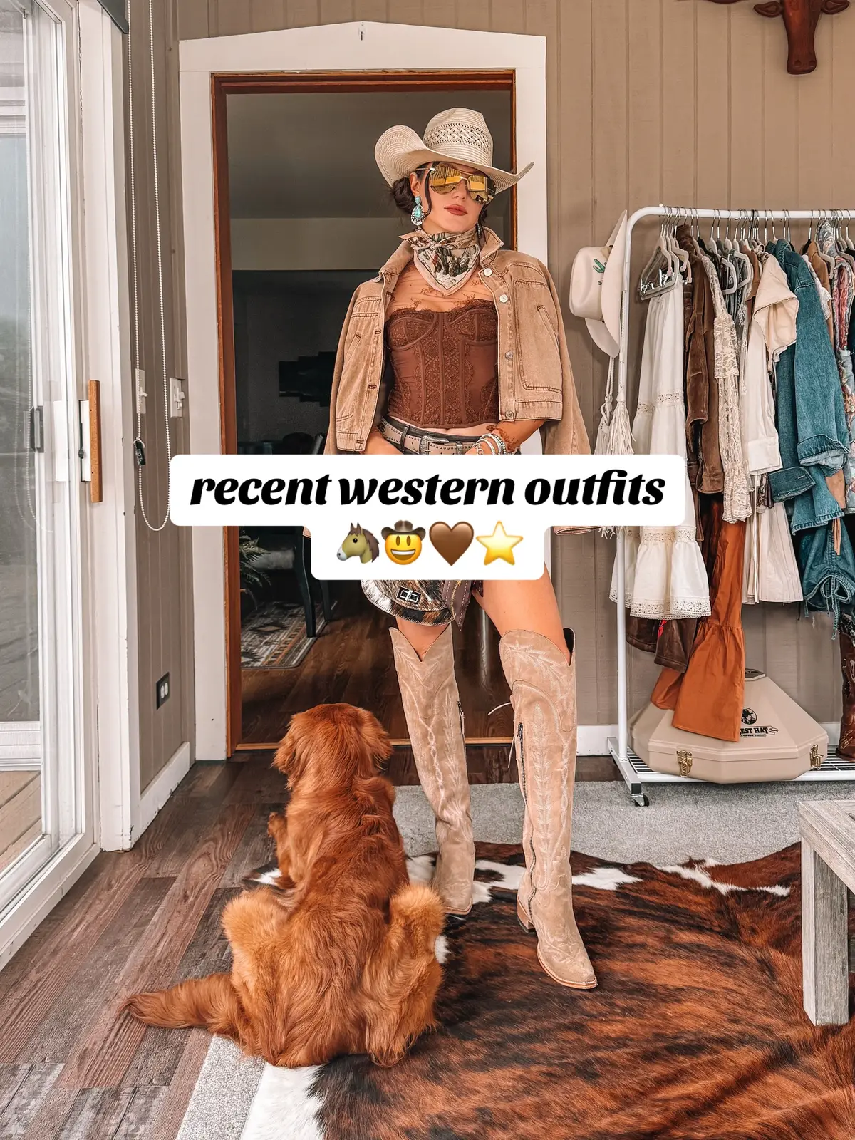 Follow me on IG for the links 🫶🏻✨ #westernstyle #westernfashion #cowgirlstyle #texasgirl 