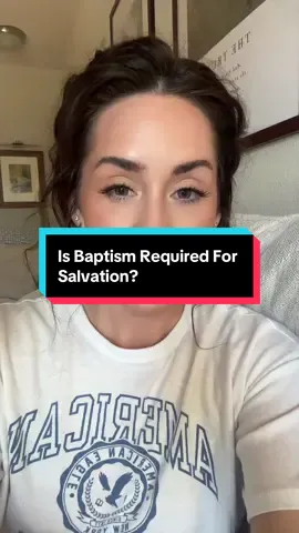 Baptism is NOT a requirement for salvation. It is a public display of our heart change- of our salvation.  We get baptized BECAUSE of our faith in Christ Jesus.  #jesuslovesyou #godisgood #bibleverse #bible #god #christian #christiantiktok #christianity #baptism #salvation #fyp #foryou #foryour #foryourpage #fypシ #fypシ゚viral #fypage #fypシ゚ #fypツ #fyppppppppppppppppppppppp #greenscreen 