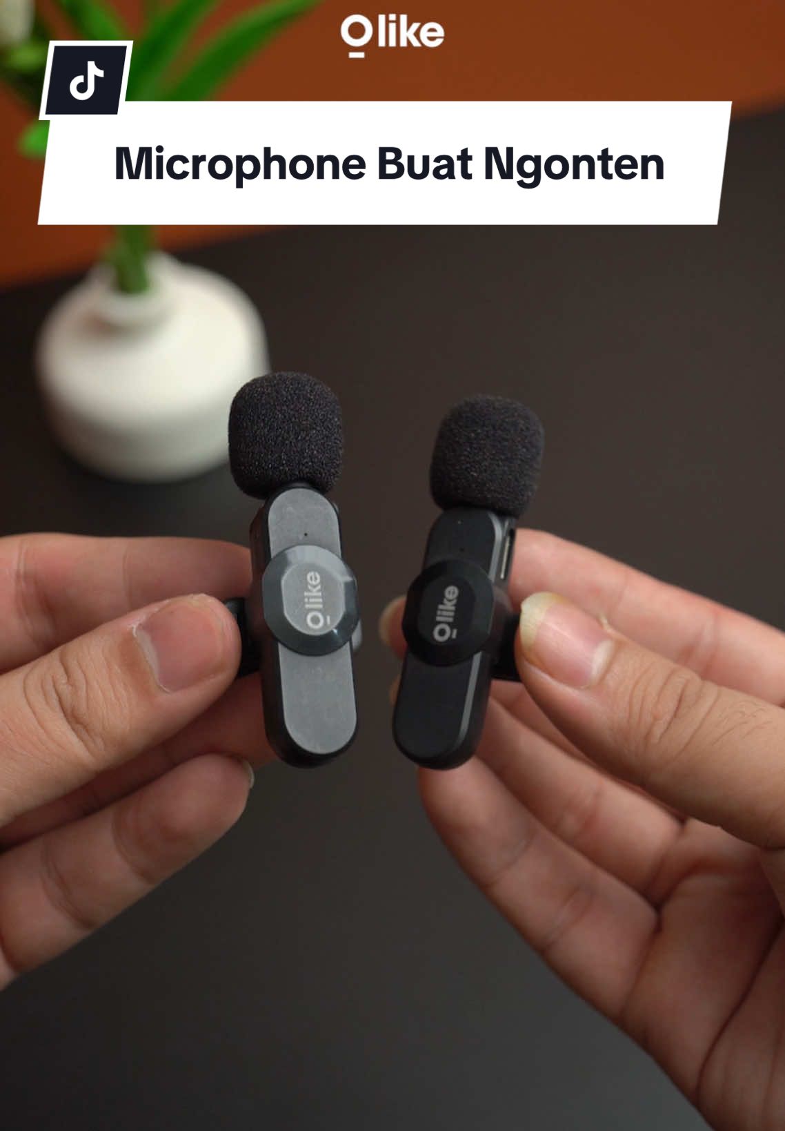 Enaknya tuh suara bener - bener jelas banget pas lagi ngonten 🔥🔥 #OlikeIndonesia #OlikeSmartAccessories #accessories #microphone #rekam #konten #microphonewireless 