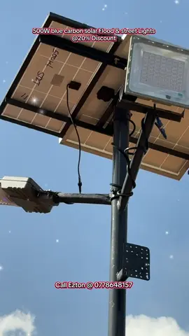 #solar the best solar lights with longer life span of about 10years plus it comes with a strong lithium battery and a compatible big size mono crystalline solar panel kindly contact us at Ezton 0778648157  #solar #floodlights #bluecarbon #500w #streetlights #solarlights #solarug #solar #lights #fyp #uganda #fypp #f #tendsolar #brightlights #fypシ゚ #sunlight #freeenergy#gosolar #reliablesolar #power 