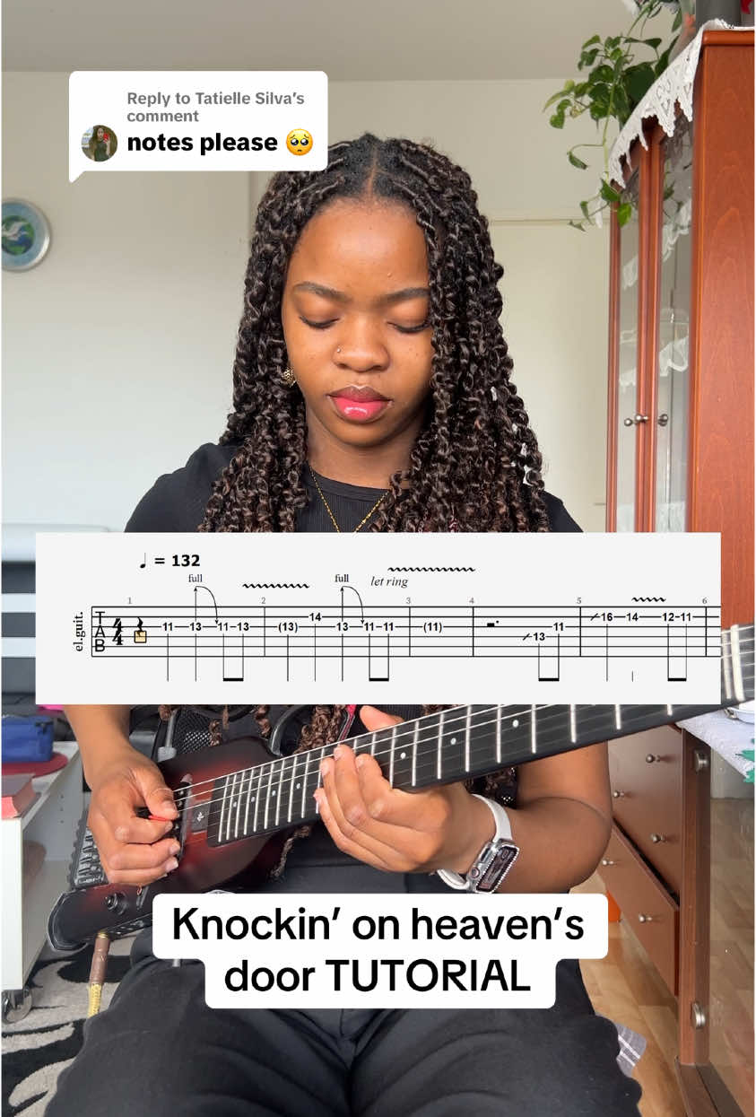 Replying to @Tatielle Silva #beccasmelodies #gunsnroses #slash #guitartutorial #fyp 