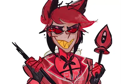 📻🍎 Just a kid with a happy stick!! [#radioapple #HazbinHotelAlastor #HazbinHotelLucifer ]