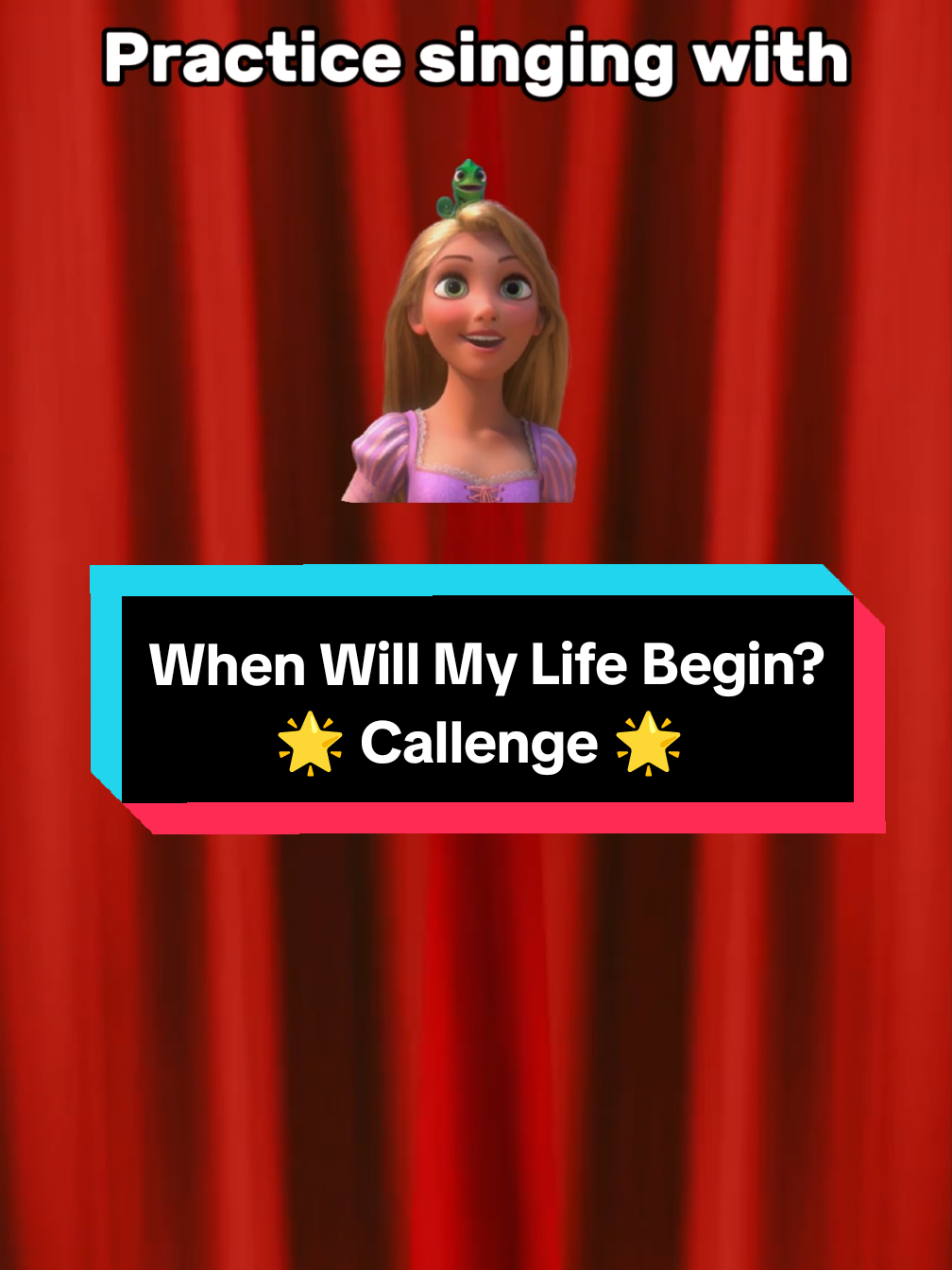 When will my life begin? Challenge 🎤 #singingchallenge #teleprompterchallenge #rapunzel #fyp 