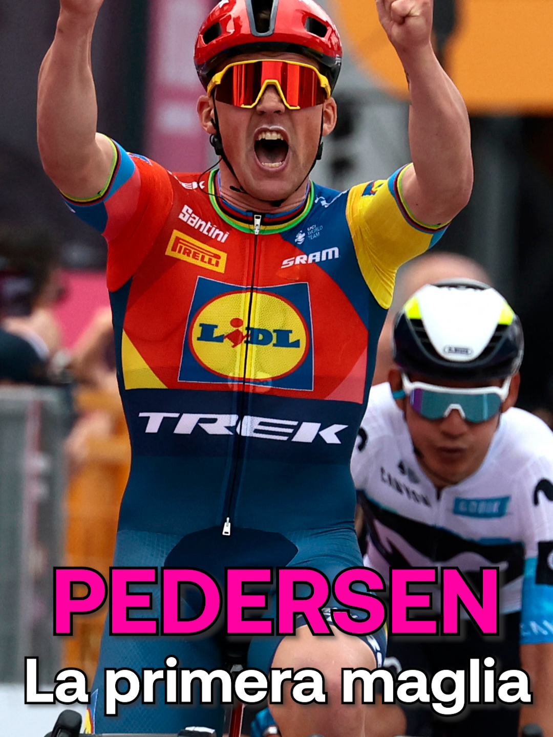 𝑯𝒂𝒃𝒆𝒎𝒖𝒔 𝒎𝒂𝒈𝒍𝒊𝒂 🩷 Pedersen bate a Van Aert en Tirana y se viste de rosa por primera vez En el ambiente, el desgraciado abandono de Mikel Landa Disfruta el #giroditalia íntegro y en exclusiva en Eurosport y @streammaxes #cycling #ciclismo #Giro #deportesentiktok #GirodItalia