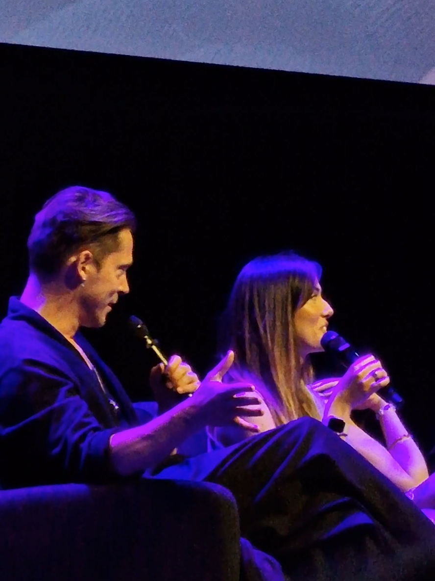 Neil Newbon and Devora Wilde trying salty liquorice @ Comic Con Finland 09.05.2025❤️ #comicconfinalnd2025 @Neil Newbon @Devora  #neilnewbon #devorawilde #astarion #laezel #baldursgate3 