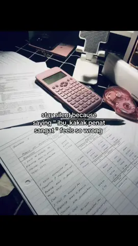 kakak tau ibu lagi penat :(