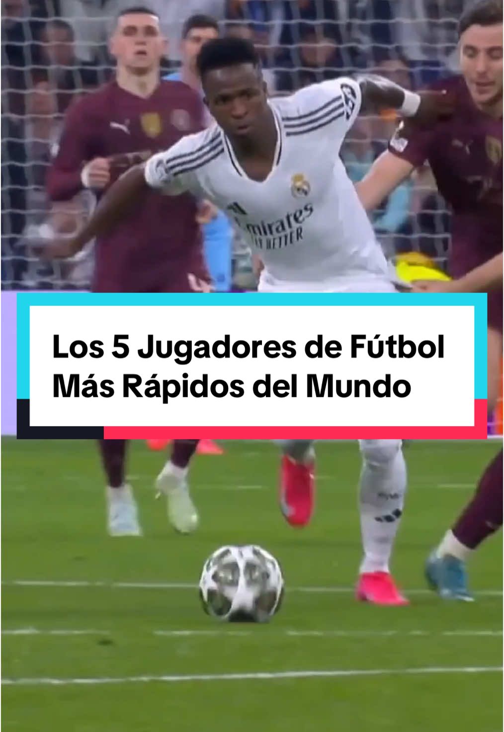 Los 5 Jugadores de Fútbol Más Rápidos del Mundo #futbol⚽️ #messi #championsleague #cristianoronaldo #mbappe 