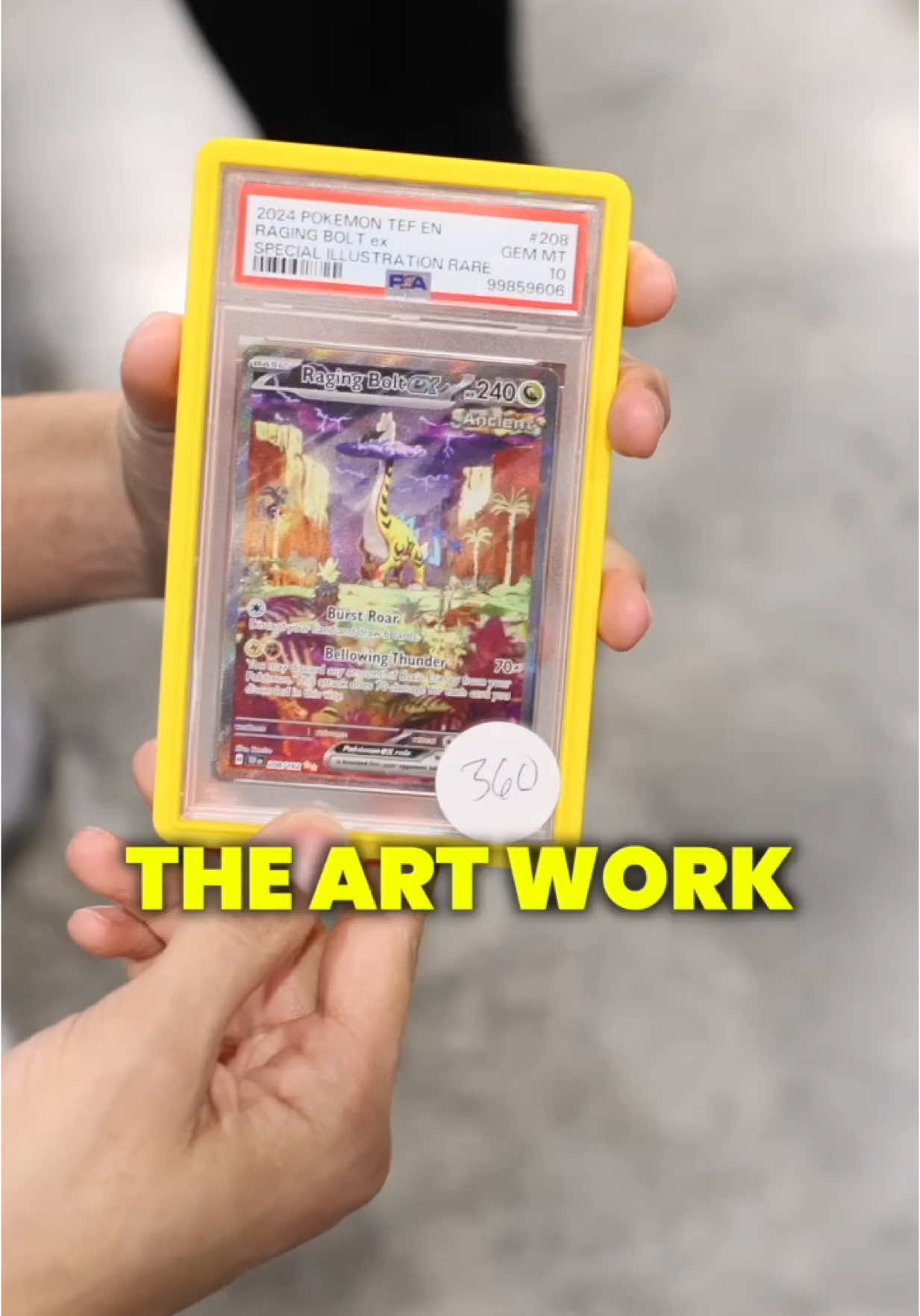 Dang, he came prepared 😅 If we caught up with YOU at a future card show, which card would you show off? 👇 #WhatsInTheCase #Pokemon #TCG #AAMintCards #TheHobby