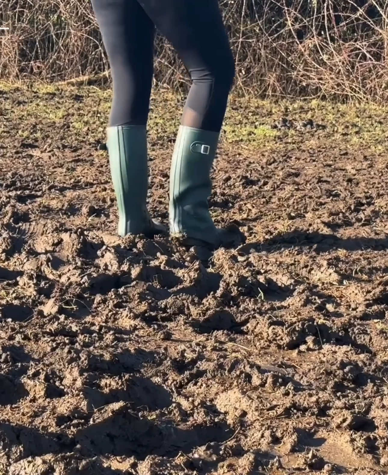Getting muddy in my welly boots  #wellies #muddy #mud #wellyboots 
