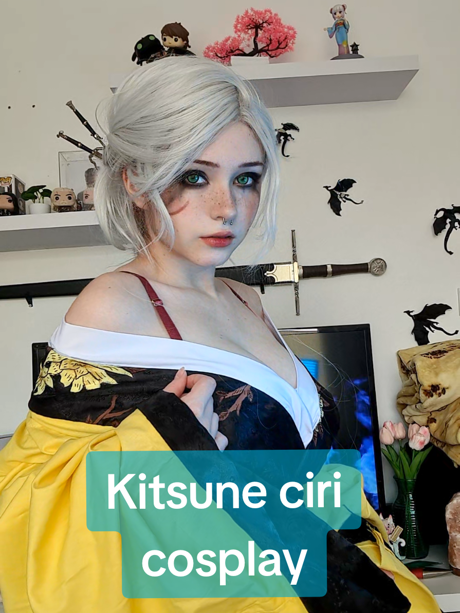Do you like my new ciri cosplay?💛 #cosplay #thewitchercosplay #thewitcher3 #thewitcher #ciri #ciricosplay #thewitcher3cosplay #thewitcher3wildhunt 