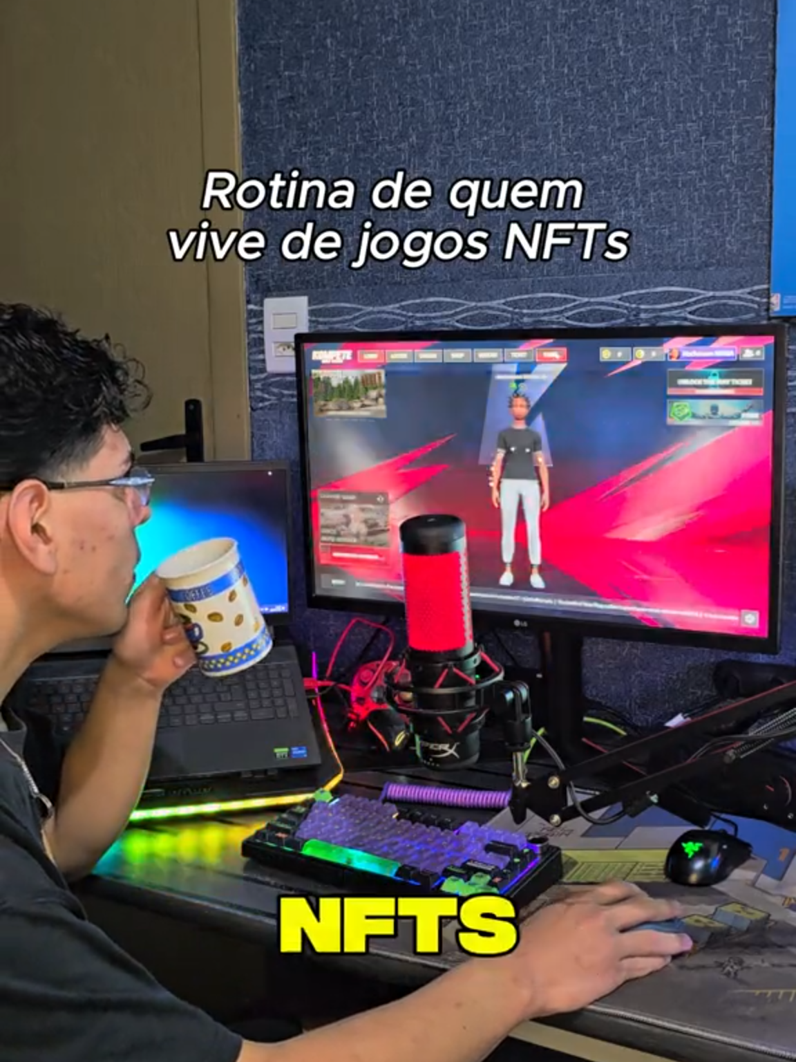 Uma sexta-feira na rotina de quem vive de jogos NFTs!! #games #jogos #gaming #jogosnft #NFT #cripto #dinheiro #jogosmobile #jogodetiro #freefire #pubg #fortnite #kompete #viverdegames #offthegrid