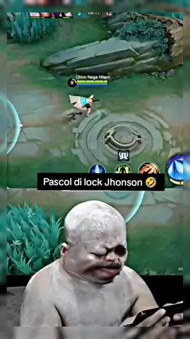 Momen Pascol di lock Jhonson 🤣🤣#mlbbcreatorbase #fyp #MLBBxNARUTO #MLBBJalanNinjaku 
