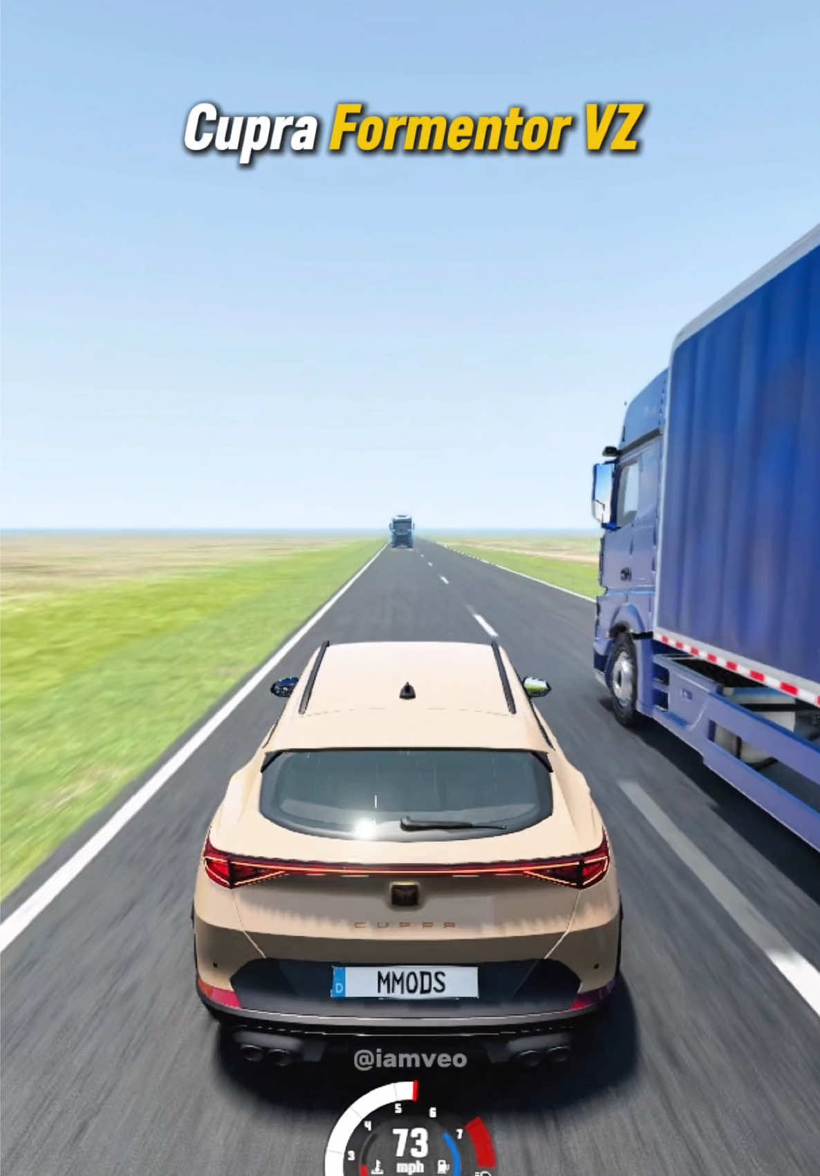 Which Car Overtake The Truck Safely? #beamngdrive #beamng #gaming #car #cupraformentor #bmw7series #audirs3 #volkswagengolf8 #mg7 #renaultalpinea110 #toyotagr86 #landrovervogue #fyp #foryou  @VEO🏅 