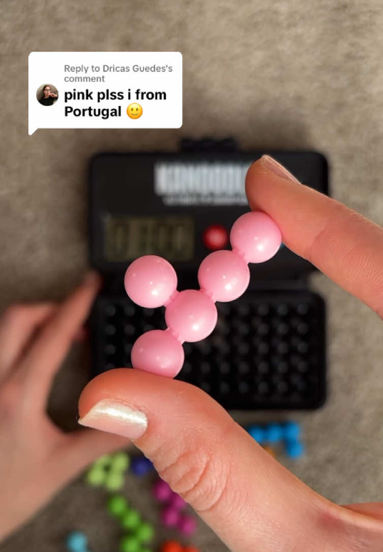 Replying to @Dricas Guedes 🌸 Pink ➰ 1-minute Kanoodle Challenge 🧩 #kanoodle #puzzle #kanoodlepuzzle #asmrsounds #kanoodlechallenge 