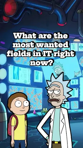 What are the most wanted fields in IT right now, and what programming languages do I need for each? #rickandmorty #Minecraft #morty #developer #rick #brainrot #learnprogramming #ai #education #computerscience #learn #instagram #tiktokviral #google #gaming #wifi