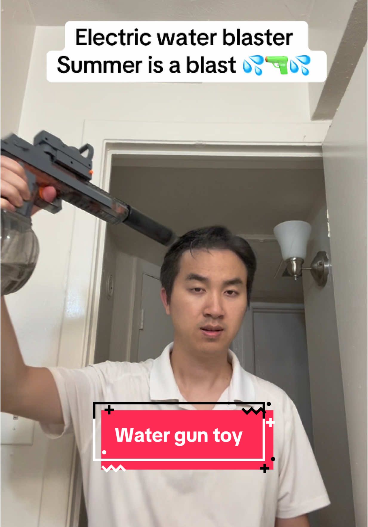 It’s not hurting at all. It’s safe for kids. Grab it now #electricwatergun #watergun #waterblaster #toys #TikTokShop 