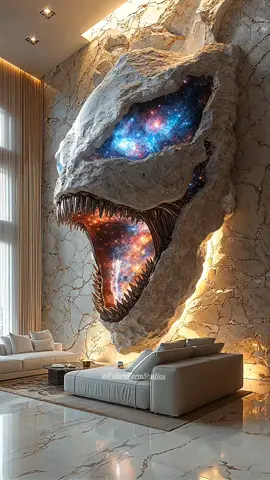 Galaxy Devourer Walls🚀🤯 Created by FutureFormStudios. . . . . #furnituredesign #luxury #homedecor #futureformstudios #desing #interior #interiordecor #furniture #wall  #creatorsearchinsights 