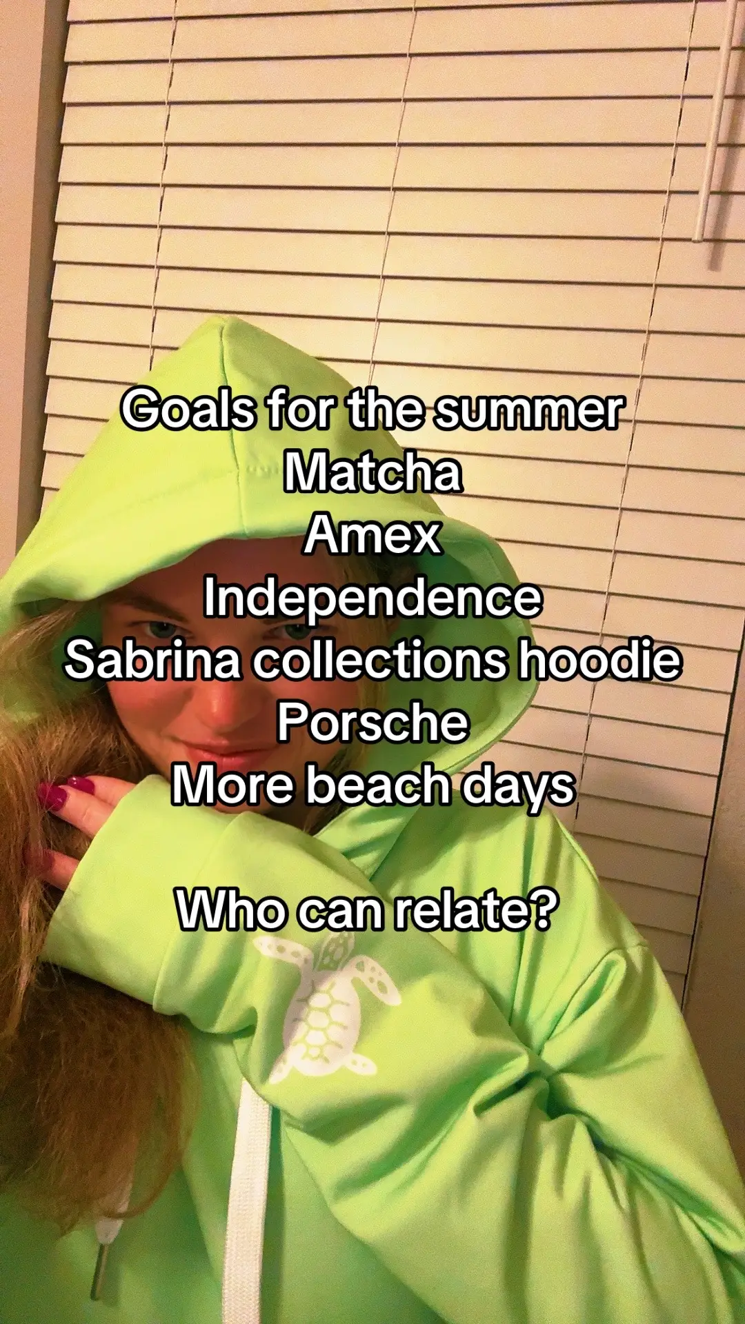 What everyone’s goals? #girlythings #OOTD #viral 