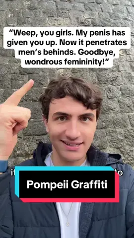 This is just the tip of the iceberg when it comes to fascinating graffiti from Pompeii #language #linguistics #latin #history #pompeii #translation #chronosonder 