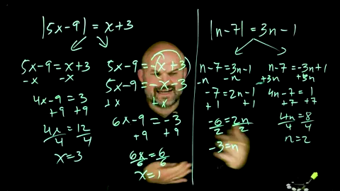 Mistakes Students Make Solving Absolute Value Equations #alg2 #absolutevalueinequalities #brianmclogan