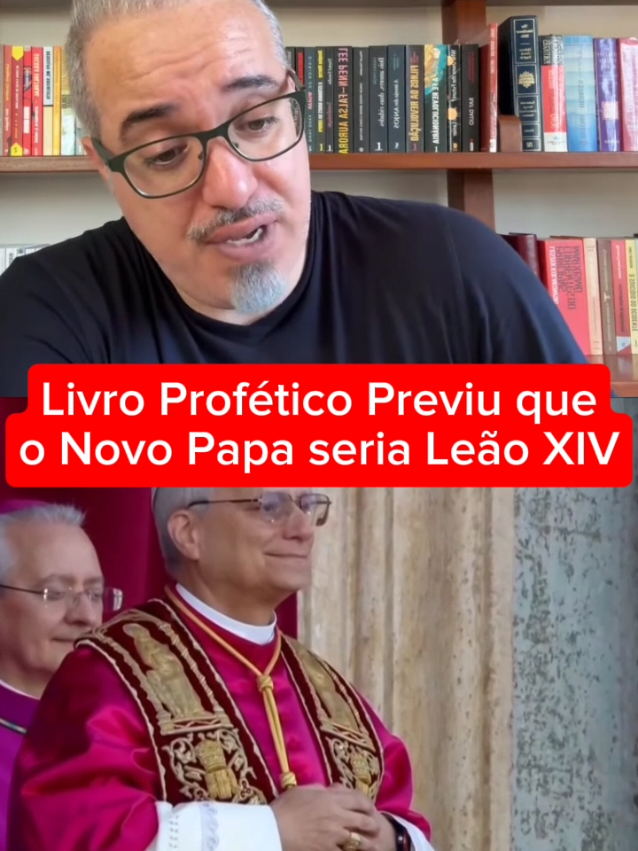 Livro previu o nome do novo papa em 2025! #novopapa #fyp #fypシ゚viraltiktok #daniellopez #papa 