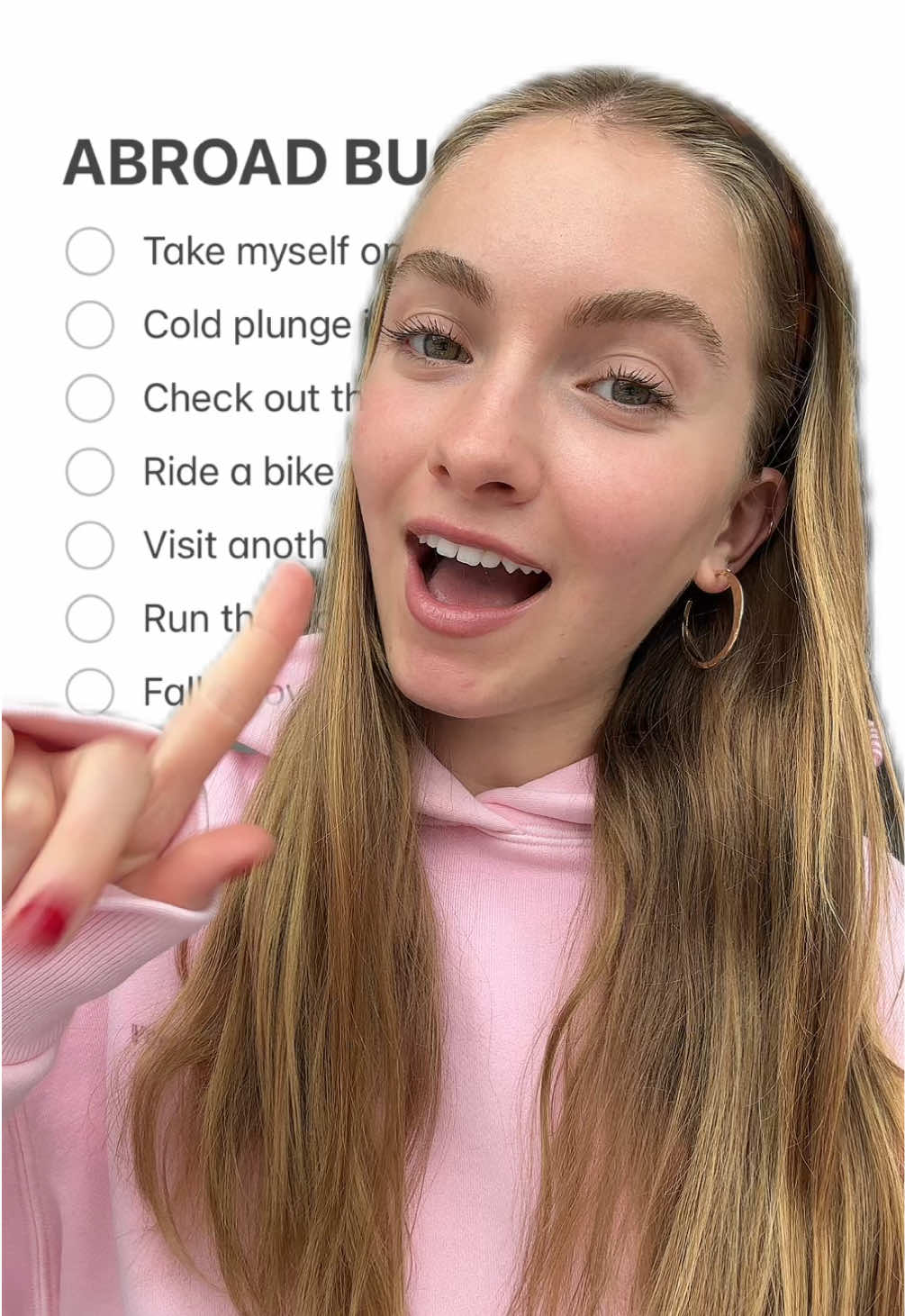 The long-awaited study abroad bucket list is here!!! Thanks for your help 💋