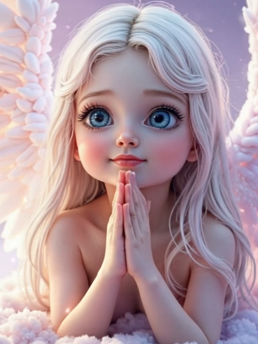 She looked up with hope in her heart... and offered you the one thing that matters most. A little glowing heart, made of love, just for you. If this touched your soul – it was meant for you.   🔗 Link in Bio ⬇️ ✨ Discover More Here! ✨   #angel #magical #cutelittleangel #emotionalvideo #hearttouched #violettheme #healingvibes #foryou #foryourpage #aiartvideo #lovegift 