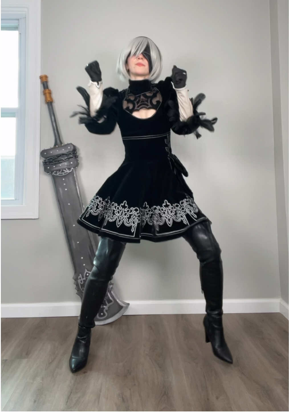 No I could not see #nierautomata #cosplay #2b #2bcosplay 