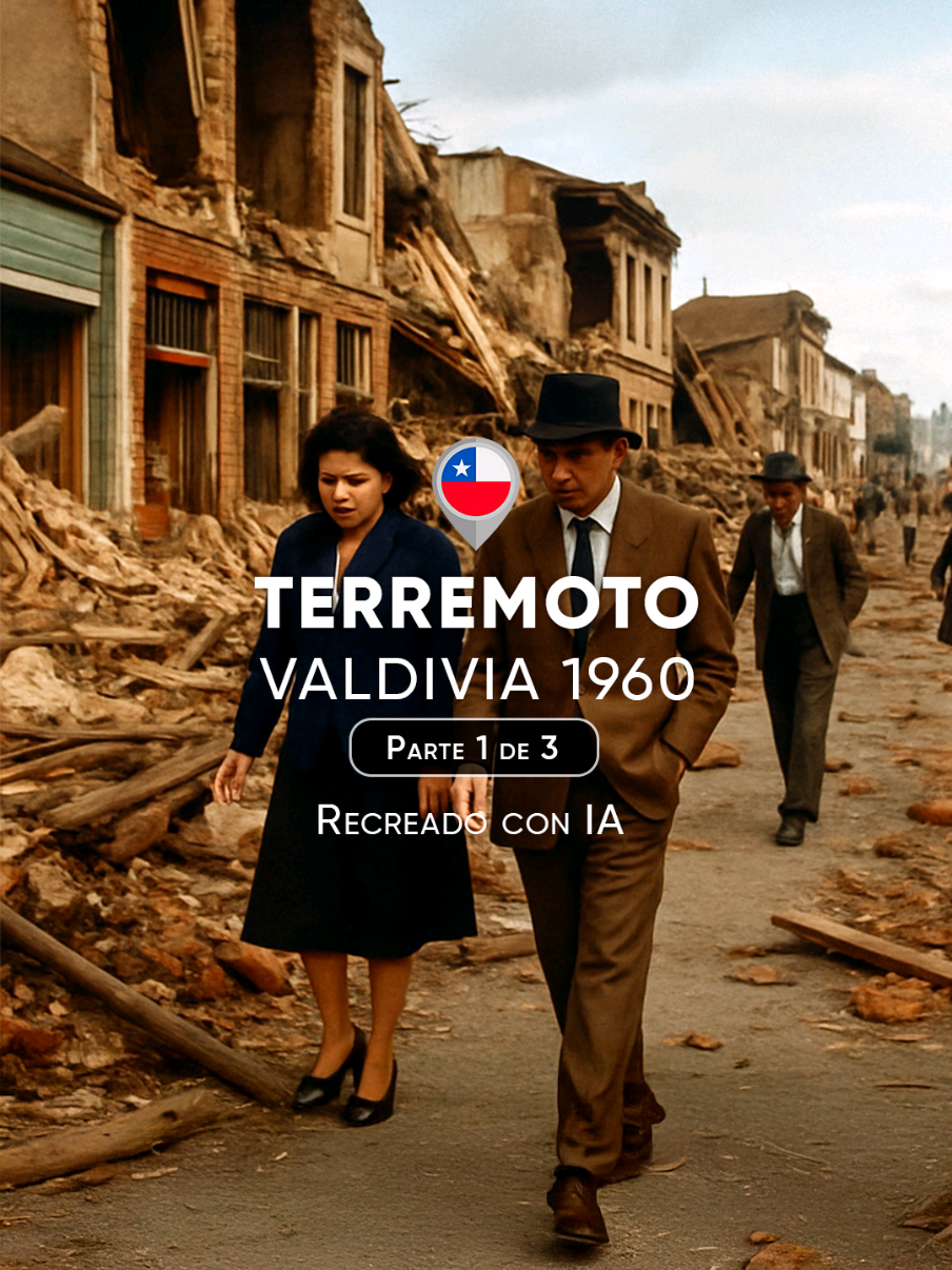 Terremoto de Valdivia – 1960 (Parte 1 de 3) Mini documental realizado por WroKeN, recreado con IA, Unreal Engine y diversas herramientas digitales. Creado sin financiamiento, ojalá poder hacer una mejor versión a futuro y mejorar esta. #fy #foryou #foryoupage 22 de mayo de 1960, 15:11 hrs. La tierra se partió en un lamento brutal. Chile tembló durante más de 10 minutos, mientras el suelo se ondulaba como un mar embravecido. Casas colapsaron, cerros se desgajaron y el cielo se cubrió de polvo y gritos. Fue el terremoto más poderoso registrado en la historia de la humanidad: magnitud 9.5. La tierra no solo tembló… gritó. Este documental fue creado sin financiamiento, con esfuerzo independiente. Si quieres apoyar este proyecto, comenta, dale me gusta, compártelo con más personas y ayúdame a seguir difundiendo nuestra historia. Apoyo monetario (opcional): PayPal: wroken@gmail.com Cuenta RUT: 15.697.817-5 Gracias por tu apoyo. Ojalá te conmueva tanto como me conmovió crearlo. #documental #Valdivia #terremoto #sismo #historia #tsunami #maremoto #Chile #earthquake #surdeChile #inteligenciaartificial #IA #wroken 