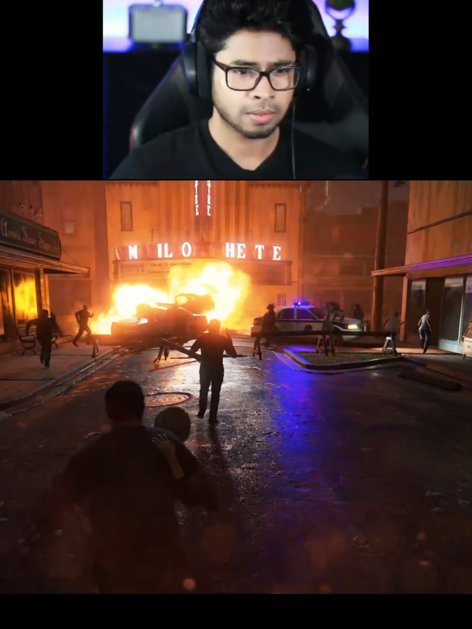 Things went from 0 to 100 real quick...  #scarygames #horror #thelastofus #gaming #jumpscare 