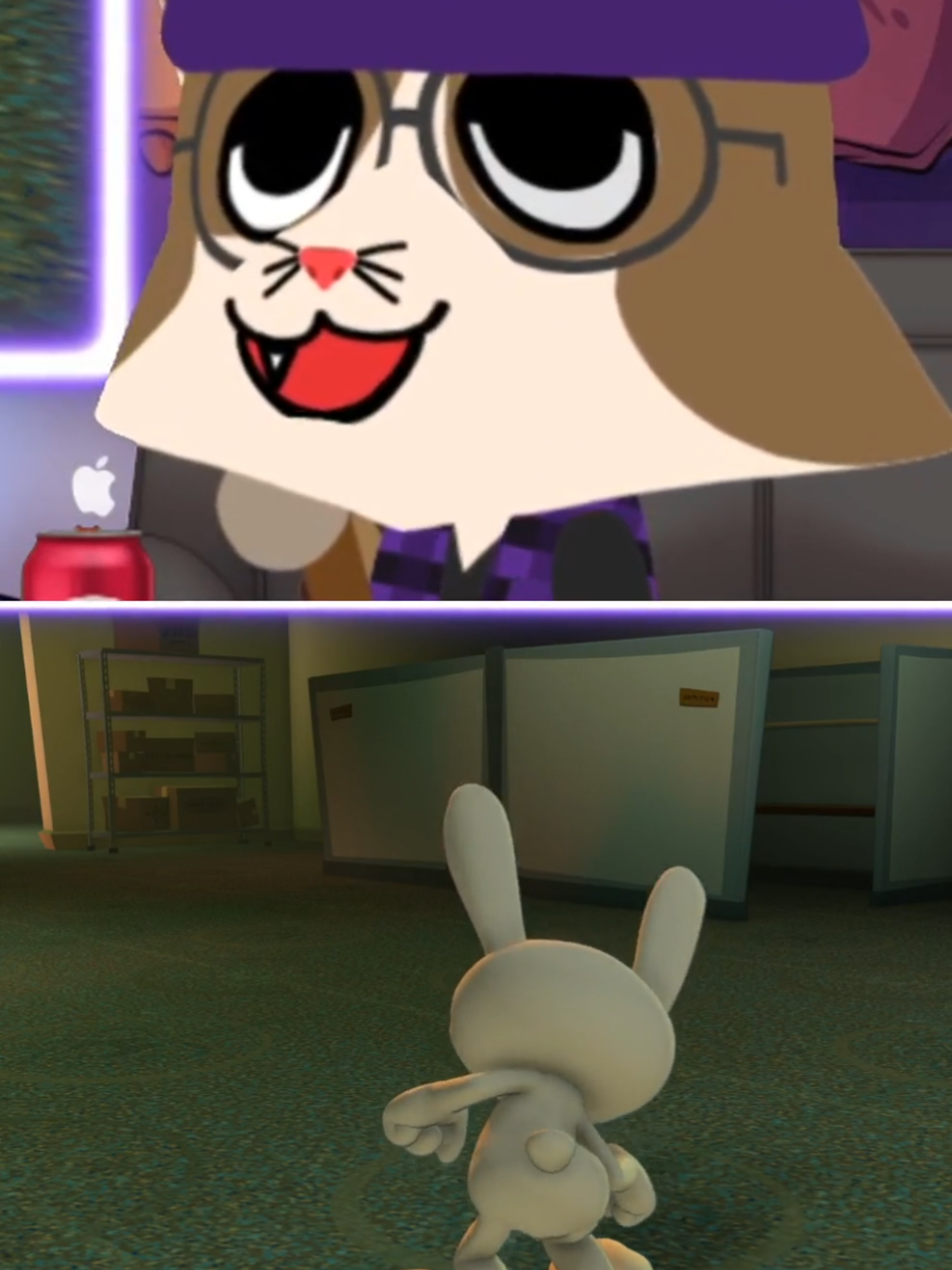 Wasn't expecting to see THIS side of Max 😳 #vtuber #vtuberclips #furry #furrytiktok #furrystreamer #twitch #twitchstreamer #twitchclips #possum #opossum #fyp #fypシ #samandmax 