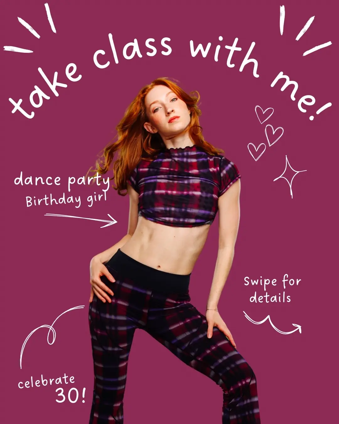 My 30th birthday is this week and I want to celebrate by dancing with all of YOU!! Details are above but I’ll break it down here too. 🪩🩰🧁 This is a PARTY but also proper DANCE CLASSES. All are welcome in advanced beginner… be prepared to learn choreo! For advanced we are going to bring the heat!!  Where: Broadway Dance Center - 322 W 45th street When: May 15th: Advanced Beginner 12:00-2:00 and Advanced 3:30-5:30 What: Jazz class! Warmup, across the floor, and choreography. You do not need heels. Classes will be filmed.  How: Sign up on broadwaydancecenter.com. I’ll add a link to my bio! Class is $30!  Bonus: swag bags for the first 15 registered in each class! I think there’s only a few of those spots left!!!  I’d love to see you there! 🤗