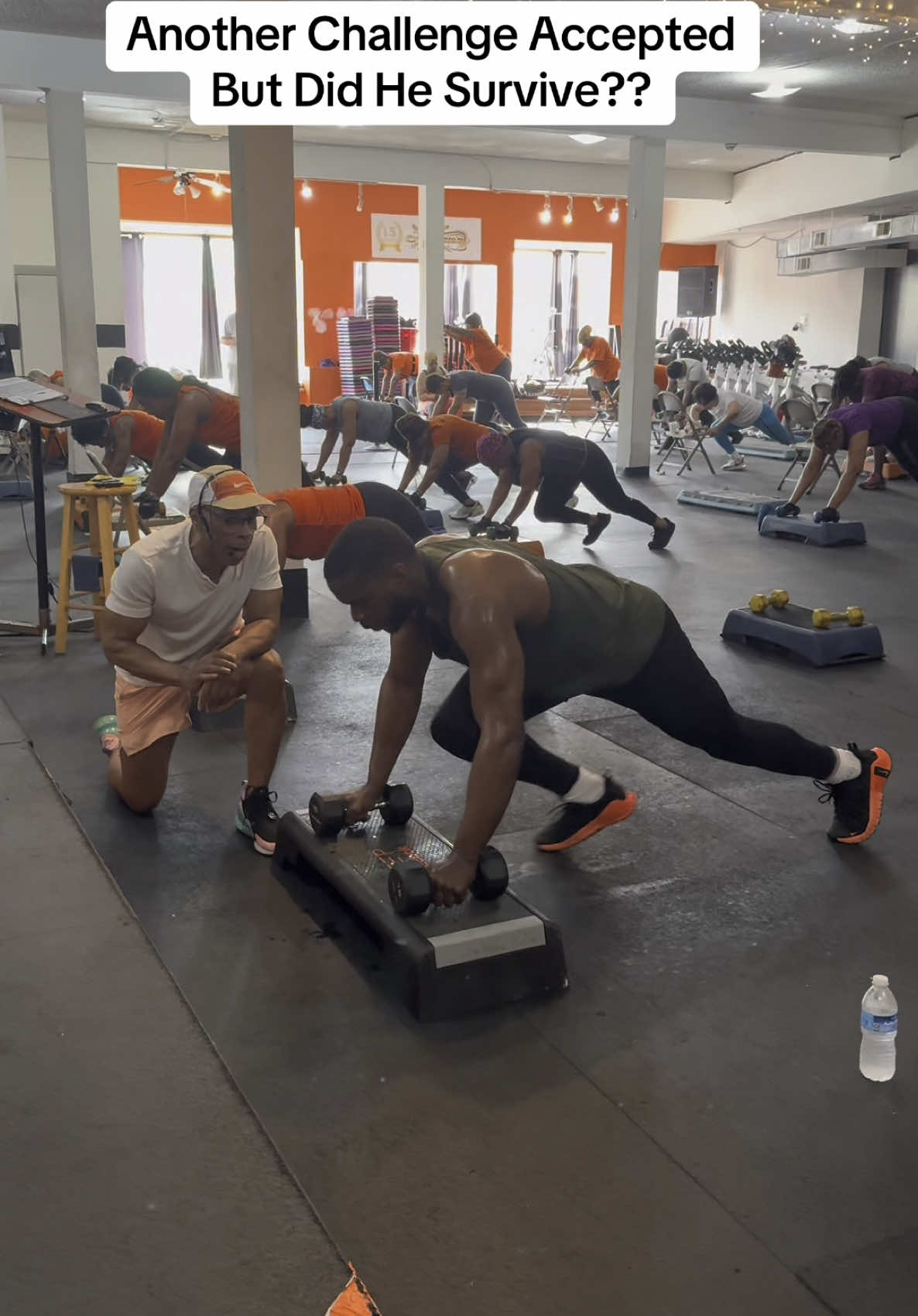 He came. He pushed. He SCREAMED. Lil Frank is back for another wild challenge: weighted push-ups with knee-ups! Will he survive the grind or tap out? Let’s get it my dude💪🏽💪🏽💪🏽 #SweatCheck #ChallengeBeast #PushUpChallenge #GymTok #FitnessFun #WorkoutChallenge #KneeUpGame #BeastMode #NoExcuses #BKMFitness #LetsGo