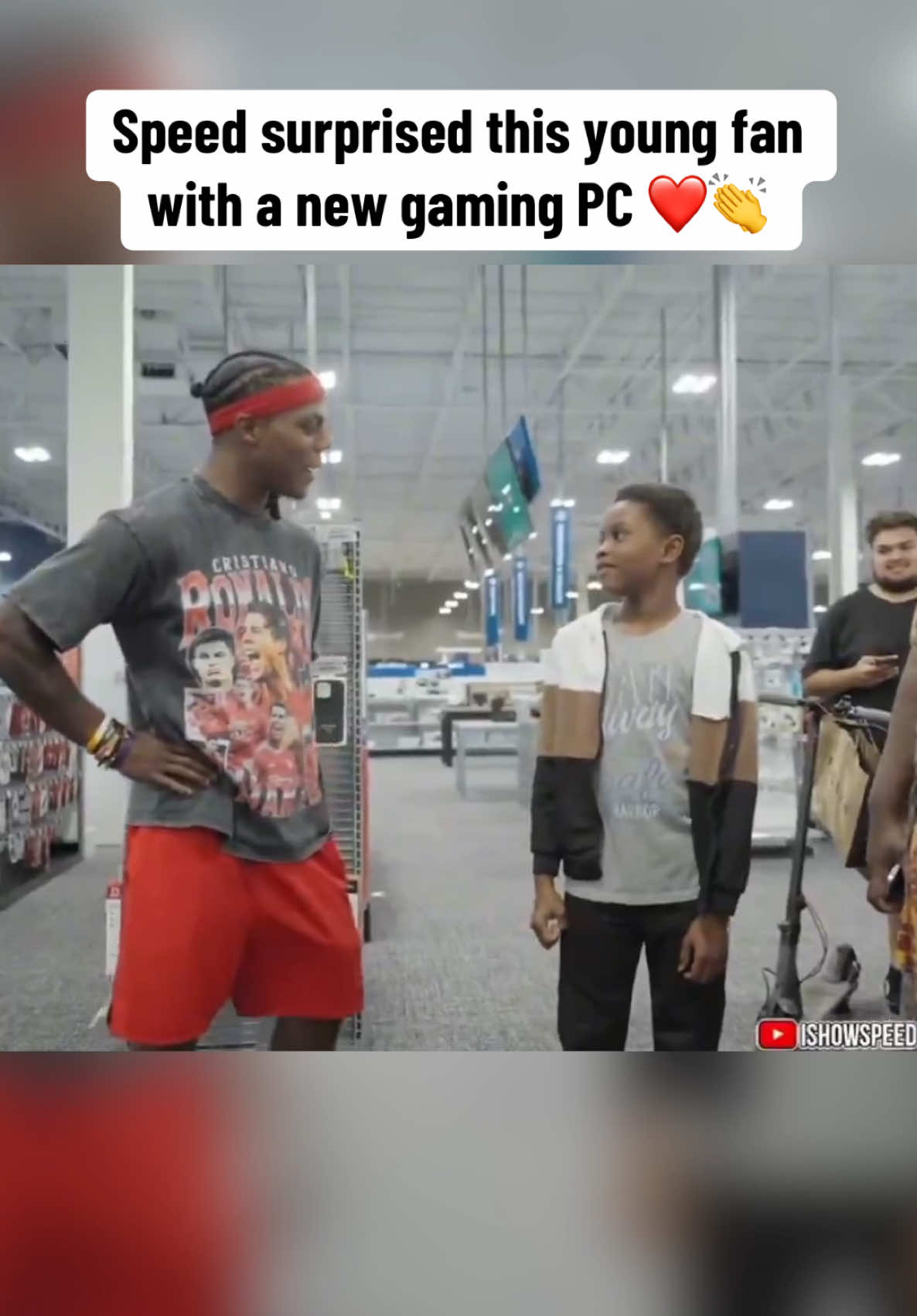 ❤️❤️❤️ (via @IShowSpeed) #ishowspeed #pc #wholesome 