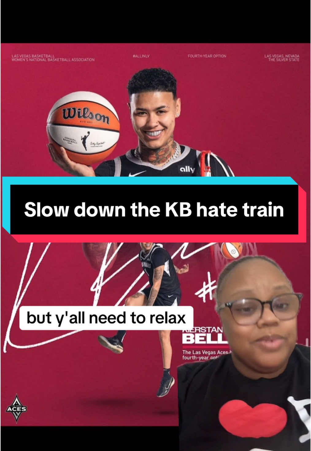 #stitch with @From Three 🏀 #greenscreen what did KB do to yall? Can we all simmer down lol #lasvegasaces #aces #kb #kierstenbell #rosterspots #WNBA #WNBADRAFT #wnbaexpansion #wnbacontracts #athletesunlimited #AU #fyp #sportstok 
