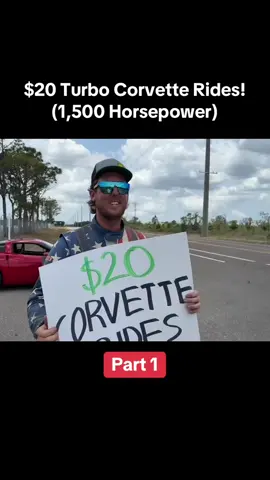 $20 Turbo Corvette Rides! (1,500 Horsepower) #cleetusmcfarland #cleetusm 