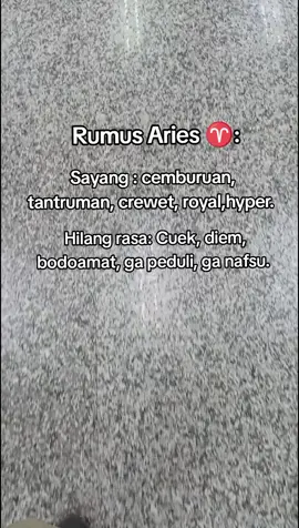 faham sampe sini?  #aries #aries♈️ #arieszodiac #zodiak #zodiac #zodiakindonesia #faktazodiak #fyp #4u 