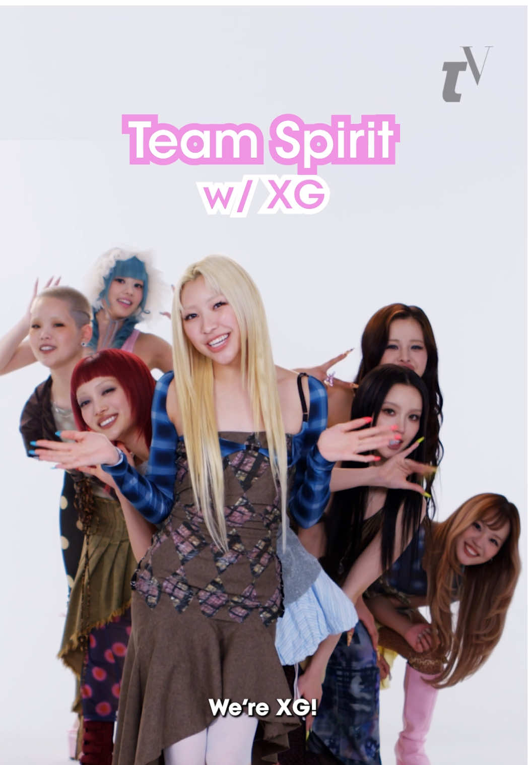 Calling all #ALPHAZ! We finally got #XG to play #TeamSpirit with us 😍 #COCONA #JURIN #HINATA #JURIA #CHISA #HARVEY #MAYA 