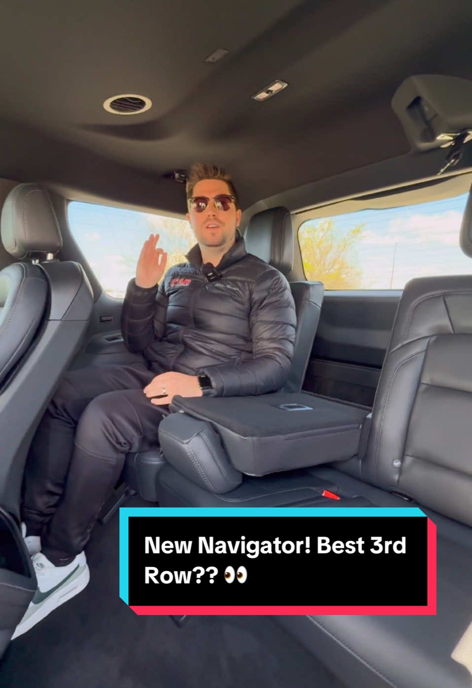 Not only does the New 2025 Lincoln Navigator have one of the best third rows space wise, but it also has some of the most clever storage solutions in the industry! This third row is 40/20/40 split, which still allows for 2 to sit comfortably. And, when you head to the rear, the new split gate creates a great tailgating setup! So, would you buy this more flexible Navigator over the Escalade?? #carsofinstagram    #cars #automotive #carconfections#carreview #lincoln #navigator
