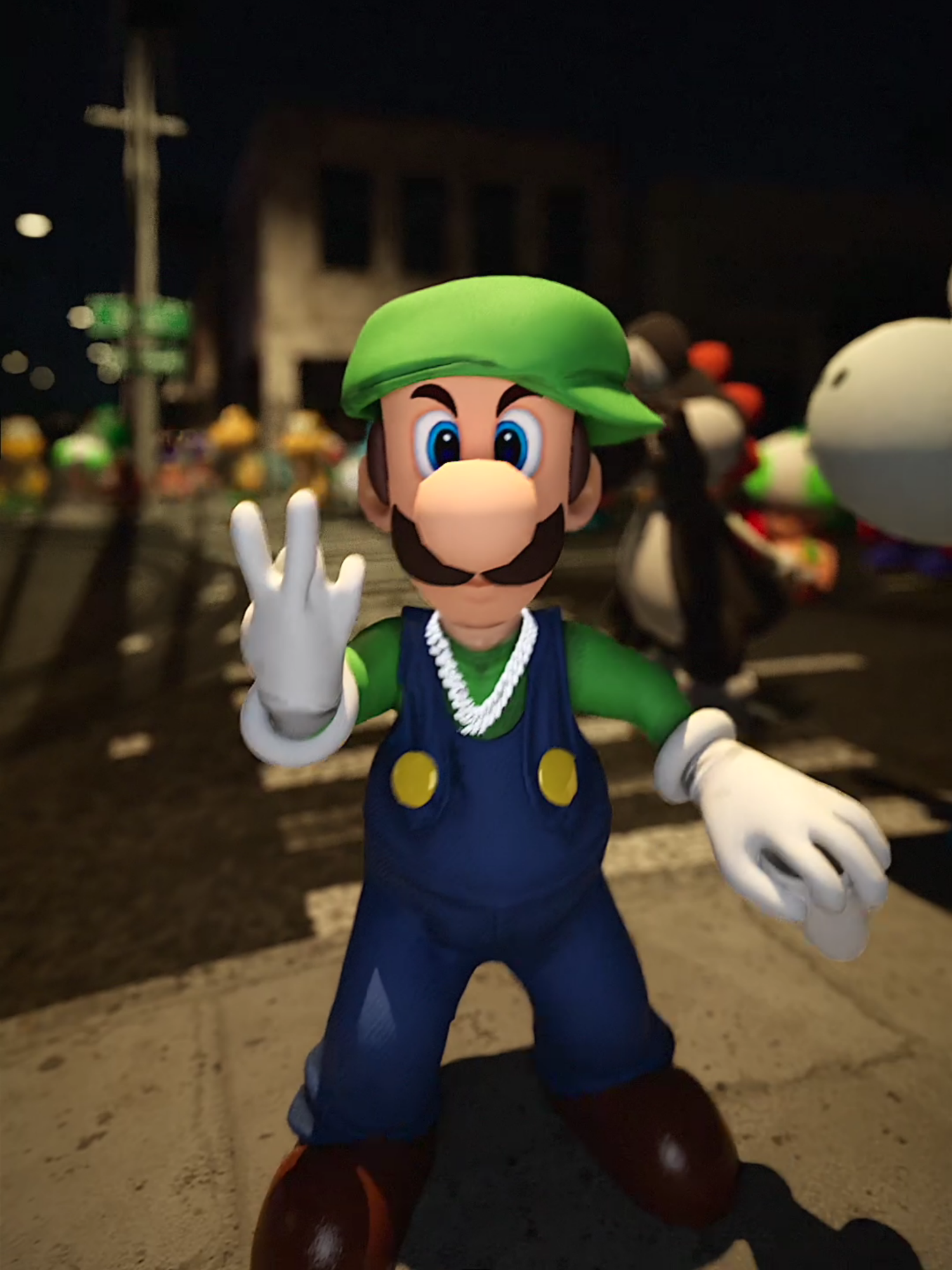 Where are the police at? #mario #mariokart #gta #blender #takeover
