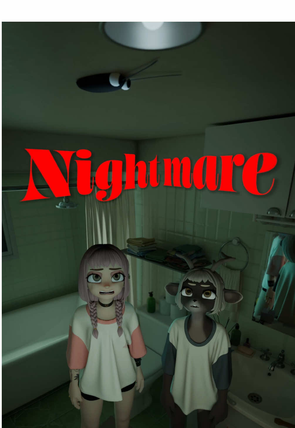 Nightmare - Original Short Animation #blender #anime #insects 