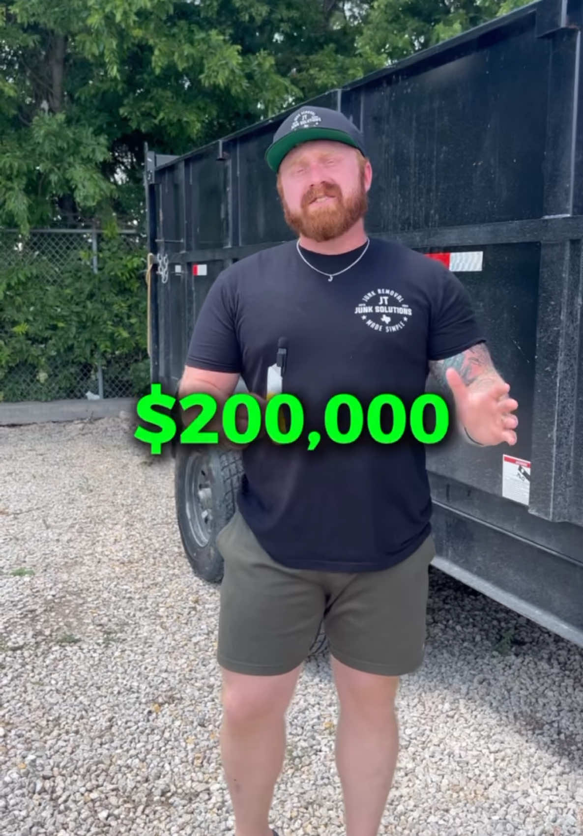 On track to crushing $200,000k in our first year in business! Watch to see what we’d do differently. 🙌🏽 #junkremoval #entrepreneur #kyletx #business #businessowner #supportsmallbusiness 
