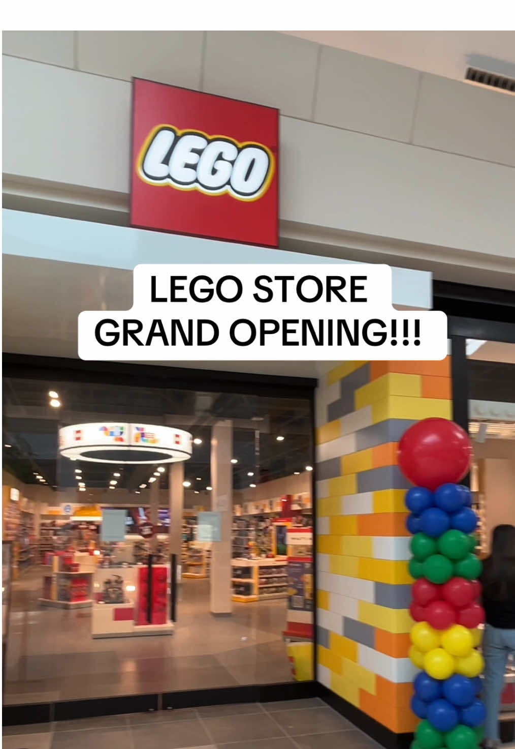 We couldn’t be happier to have a new Lego store right in our back yard! Thanks @LEGO for making this possible!  #legostoregrandopening #lego #grandopening #legotok #utah #fyp 