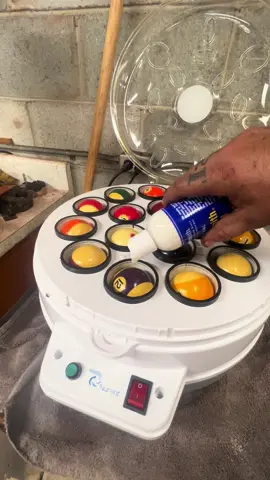 Got me a ball polisher 🤣 #aramith #billiards #fyp #poolballs #thecolorofmoney 