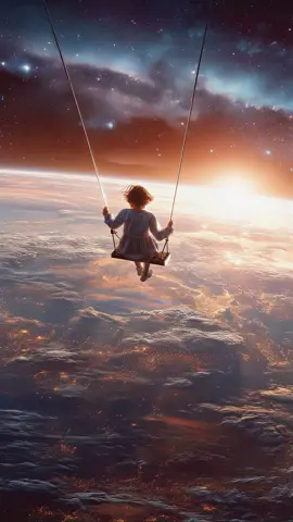 AI-generated video | Unleash your fantasies ✨ #girl #music #space #interstellar #aiart #ai #clouds #sky #sunset #epic #magic #120fps #aesthetic