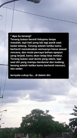 #tenangdiri