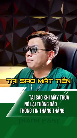 Tại sao khi mày thua nó lại hiện lên thông tin thằng thắng #thanhfastcrypto #thanhfastbusinessmentor #thanhfast 