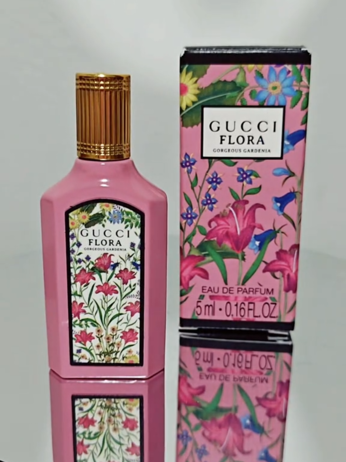 Gucci Flora Mini 🌺 Gorgeous Gardenia  #MiniPerfume #Minis #GucciFlora #GorgeousGardenia #Unboxings #Collection #perfumesminiaturas 