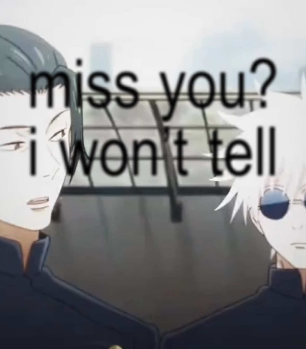 الله يسهل لك 😔 #geto #gojousatoru #anime #jjk #غوجو #غيتو 